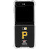 MLB Pittsburgh Pirates - Solid Distressed Galaxy Z Flip5 5G Clear Case