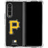 MLB Pittsburgh Pirates - Solid Distressed Galaxy Z Fold4 5G Clear Case