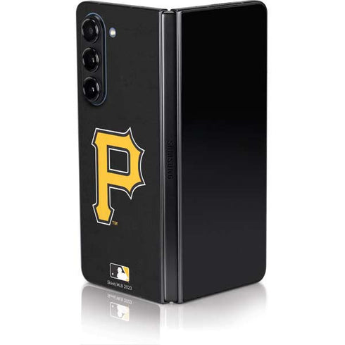 MLB Pittsburgh Pirates - Solid Distressed Galaxy Z Fold5 5G Skin