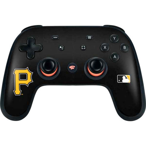 MLB Pittsburgh Pirates - Solid Distressed Google Stadia Controller Skin
