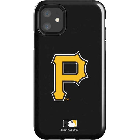 MLB Pittsburgh Pirates - Solid Distressed iPhone 11 Impact Case