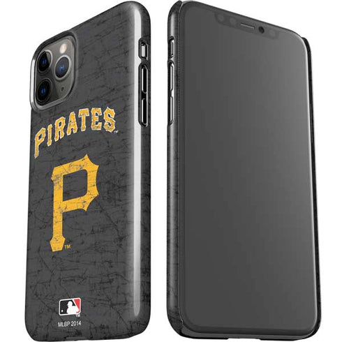 MLB Pittsburgh Pirates - Solid Distressed iPhone 11 Pro Lite Case