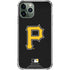 MLB Pittsburgh Pirates - Solid Distressed iPhone 11 Pro Max Clear Case