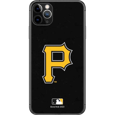MLB Pittsburgh Pirates - Solid Distressed iPhone 11 Pro Max Skin