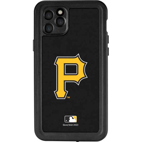 MLB Pittsburgh Pirates - Solid Distressed iPhone 11 Pro Max Waterproof Case