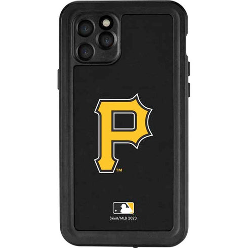 MLB Pittsburgh Pirates - Solid Distressed iPhone 11 Pro Waterproof Case