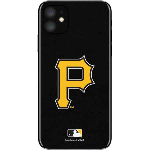 MLB Pittsburgh Pirates - Solid Distressed iPhone 11 Skin