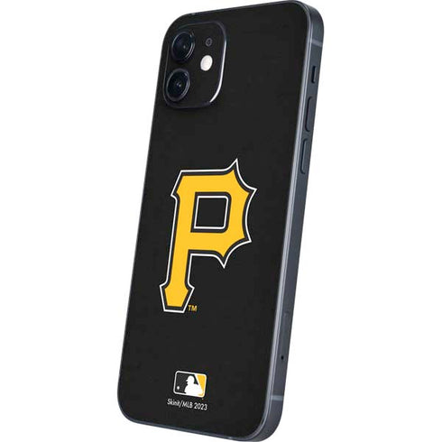 MLB Pittsburgh Pirates - Solid Distressed iPhone 12 Mini Skin