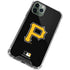 MLB Pittsburgh Pirates - Solid Distressed iPhone 12 Pro Clear Case