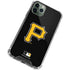 MLB Pittsburgh Pirates - Solid Distressed iPhone 12 Pro Max Clear Case
