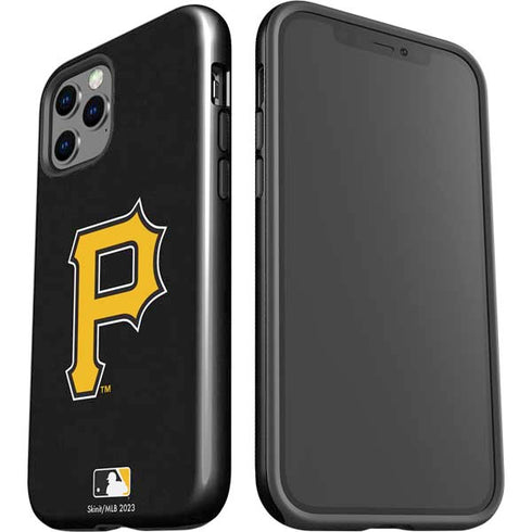 MLB Pittsburgh Pirates - Solid Distressed iPhone 12 Pro Max Impact Case