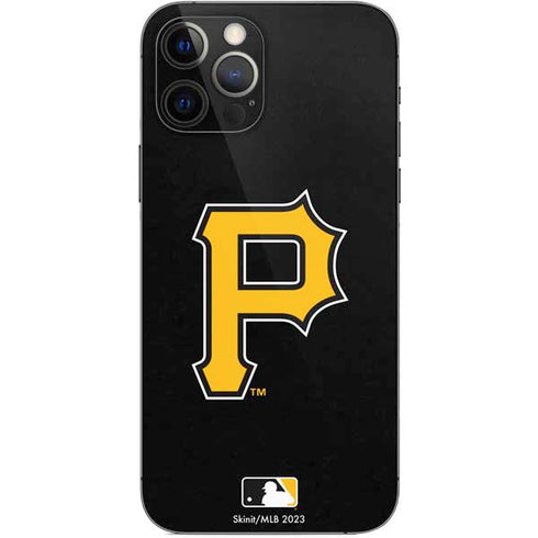 MLB Pittsburgh Pirates - Solid Distressed iPhone 12 Pro Skin