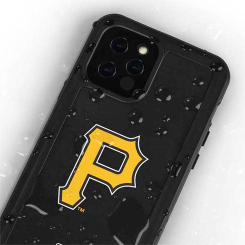 MLB Pittsburgh Pirates - Solid Distressed iPhone 12 Pro Waterproof Case