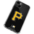 MLB Pittsburgh Pirates - Solid Distressed iPhone 13 Clear Case