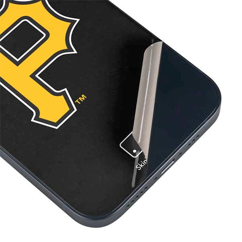 MLB Pittsburgh Pirates - Solid Distressed iPhone 13 Mini Skin