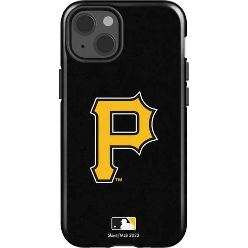MLB Pittsburgh Pirates - Solid Distressed iPhone 15 Impact Case