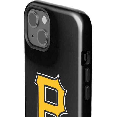 MLB Pittsburgh Pirates - Solid Distressed iPhone 15 Impact Case