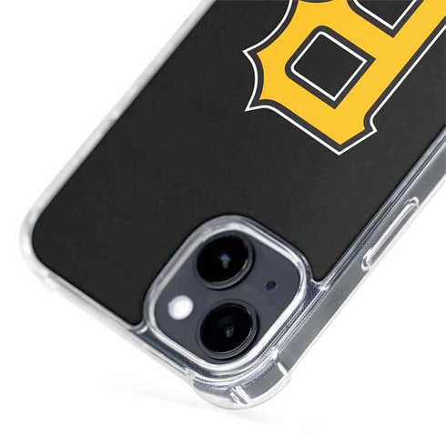 MLB Pittsburgh Pirates - Solid Distressed iPhone 15 MagSafe Case