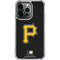 MLB Pittsburgh Pirates - Solid Distressed iPhone 14 Pro Clear Case