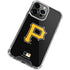 MLB Pittsburgh Pirates - Solid Distressed iPhone 14 Pro Clear Case