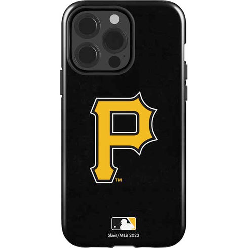MLB Pittsburgh Pirates - Solid Distressed iPhone 15 Pro Impact Case