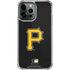 MLB Pittsburgh Pirates - Solid Distressed iPhone 14 Pro Max Clear Case
