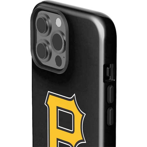 MLB Pittsburgh Pirates - Solid Distressed iPhone 15 Pro Max Impact Case