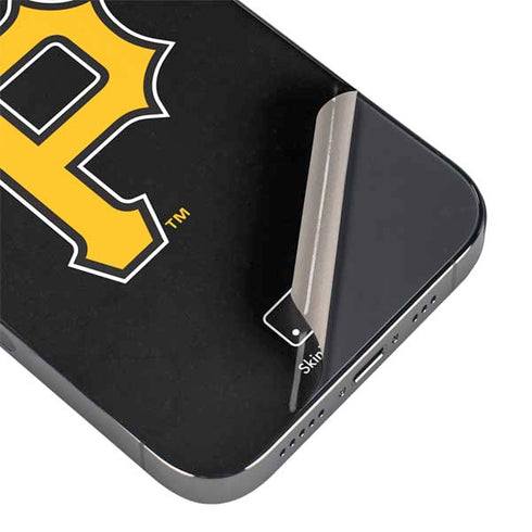 MLB Pittsburgh Pirates - Solid Distressed iPhone 14 Pro Skin