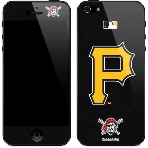 MLB Pittsburgh Pirates - Solid Distressed iPhone 5/5s/5SE Skin
