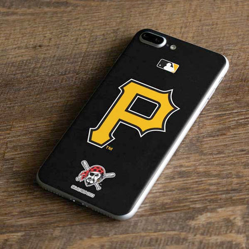 MLB Pittsburgh Pirates - Solid Distressed iPhone 8 Plus Skin