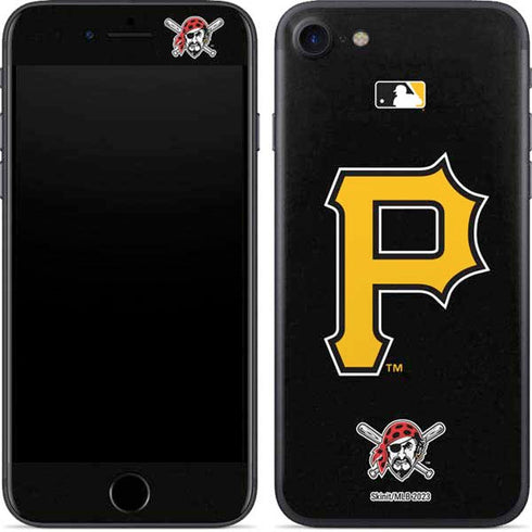 MLB Pittsburgh Pirates - Solid Distressed iPhone 8 Skin