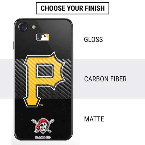 MLB Pittsburgh Pirates - Solid Distressed iPhone SE (2nd & 3rd Gen) Skin