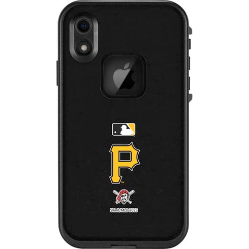 MLB Pittsburgh Pirates - Solid Distressed LifeProof Fre iPhone Skin