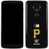 MLB Pittsburgh Pirates - Solid Distressed Moto E5 Plus Skin