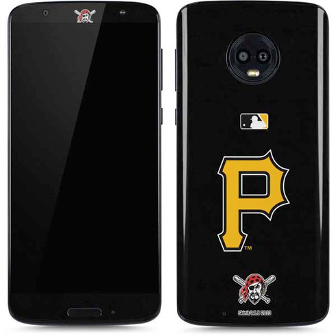 MLB Pittsburgh Pirates - Solid Distressed Moto G6 Skin