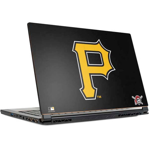 MLB Pittsburgh Pirates - Solid Distressed MSI GS65 Stealth Laptop Skin