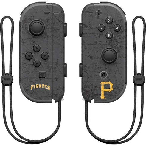 MLB Pittsburgh Pirates - Solid Distressed Nintendo Joy-Con (L/R) Controller Skin