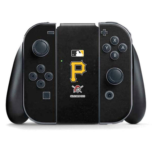 MLB Pittsburgh Pirates - Solid Distressed Nintendo Switch (2017-2021) Joy-Con Controller Skin