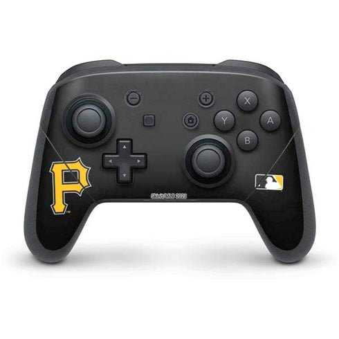 MLB Pittsburgh Pirates - Solid Distressed Nintendo Switch Pro Controller Skin