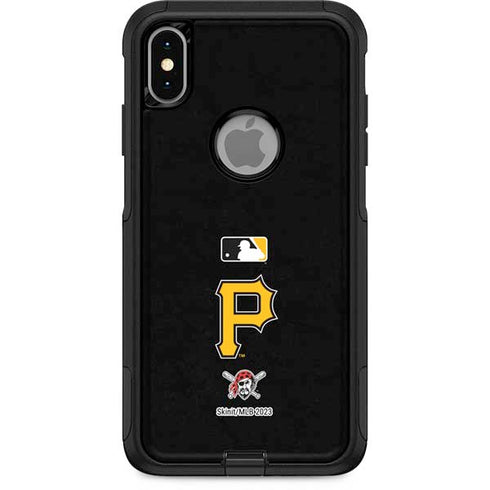 MLB Pittsburgh Pirates - Solid Distressed Otterbox Commuter iPhone Skin