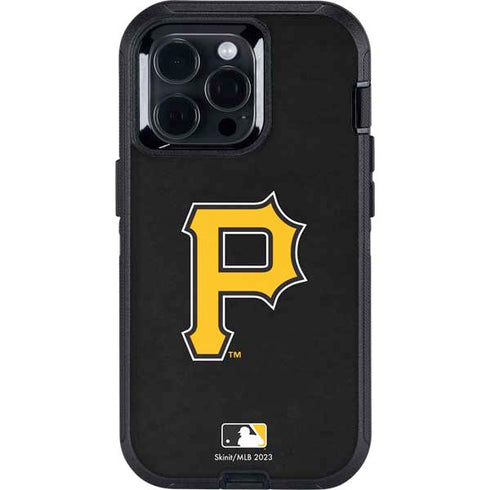 MLB Pittsburgh Pirates - Solid Distressed Otterbox Defender iPhone Skin