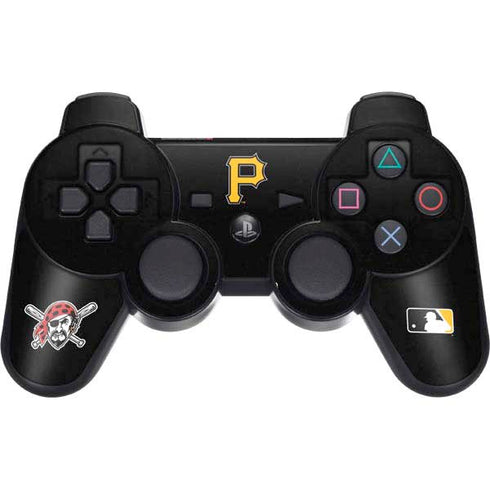 MLB Pittsburgh Pirates - Solid Distressed PS3 Dual Shock wireless controller Skin