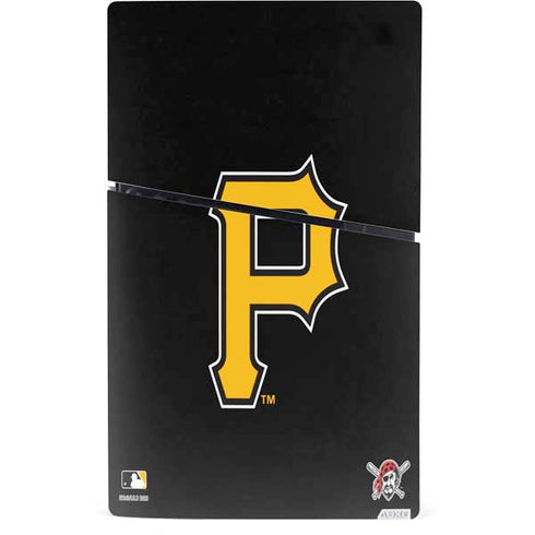 MLB Pittsburgh Pirates - Solid Distressed PS5 Slim Digital Edition Bundle Skin