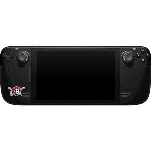 MLB Pittsburgh Pirates - Solid Distressed Steam Deck Handheld Gaming Computer Skin