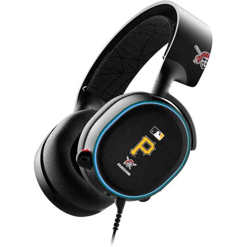 MLB Pittsburgh Pirates - Solid Distressed SteelSeries Arctis 3 Skin