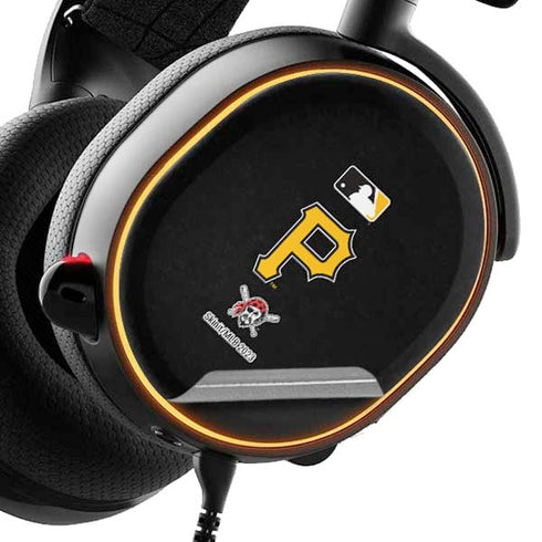 MLB Pittsburgh Pirates - Solid Distressed SteelSeries Arctis 3 Skin
