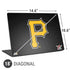 MLB Pittsburgh Pirates - Solid Distressed Universal Laptop 18in (14.6 x 10.6in) Skin