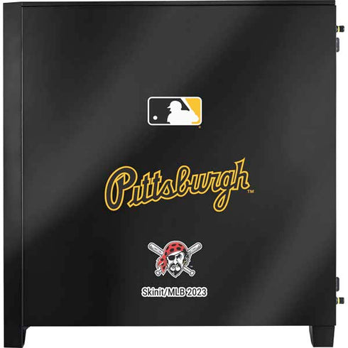 MLB Pittsburgh Pirates Alternate/Away Jersey Corsair 4000D Tempered Glass Mid-Tower ATX Case Skin