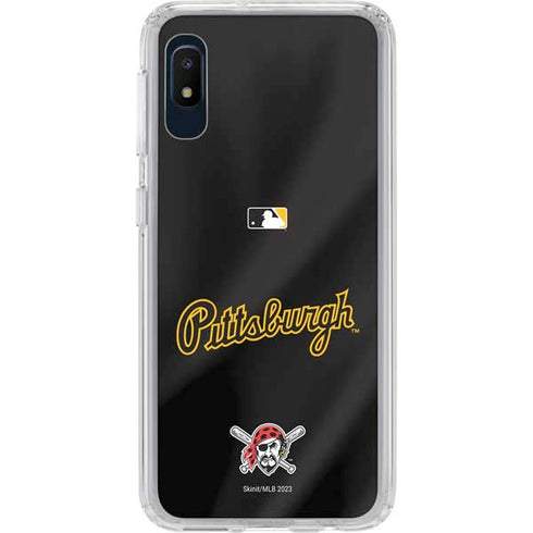 MLB Pittsburgh Pirates Alternate/Away Jersey Galaxy A10e Clear Case