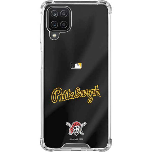 MLB Pittsburgh Pirates Alternate/Away Jersey Galaxy A12 Clear Case